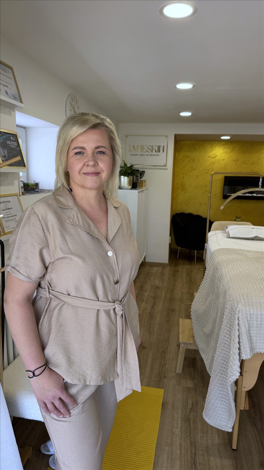 Jana Szymiková — majitelka salonu JANESKIN